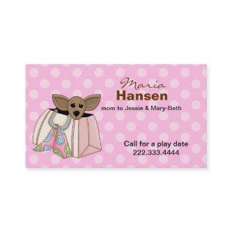 Cute Chihuahua in a Purse Mommy Card