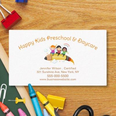 Cute Child Daycare Childcare Center Service