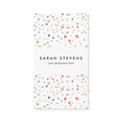 Cute Colorful Confetti Dots Pattern