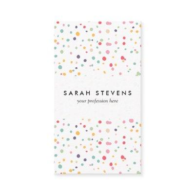 Cute Colorful Confetti Dots Pattern