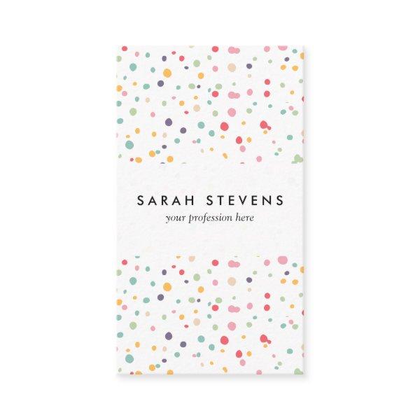 Cute Colorful Confetti Dots Pattern