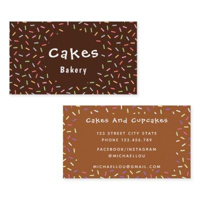 Cute Colorful Sprinkles Bakery