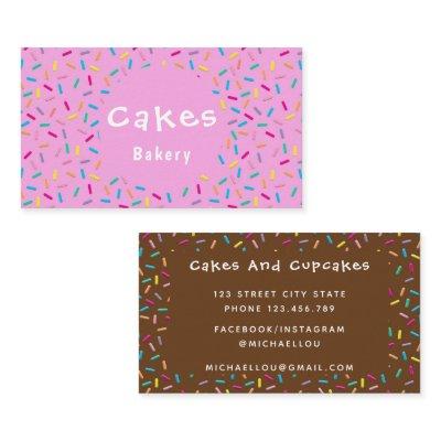 Cute Colorful Sprinkles Bakery