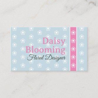 Cute Daisy Pattern Pastel Light Blue Pink Florist
