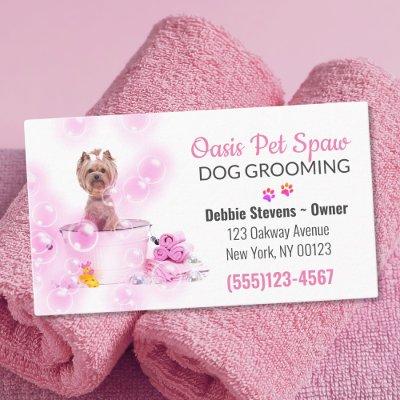 Cute Dog Bathing Pet Grooming Service