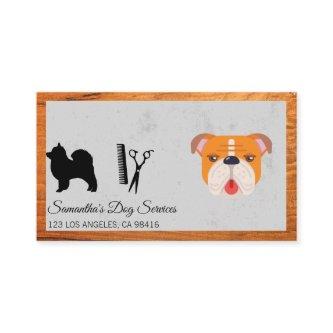 Cute Dog Groomer Stylist Shears