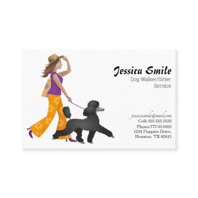 Cute Dog Walker Pet Sitter