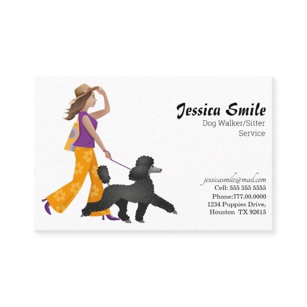 Cute Dog Walker Pet Sitter