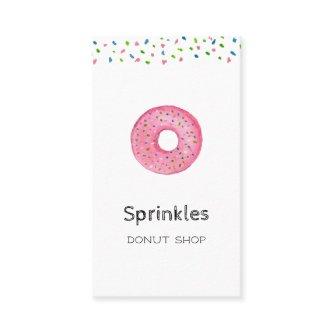 Cute Donut with sprinkles Donut shop