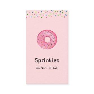 Cute Donut with sprinkles Donut shop