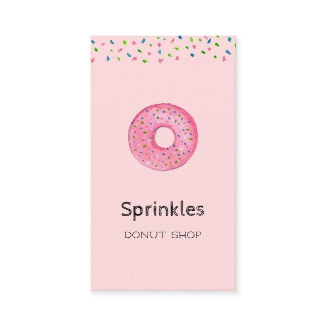 Cute Donut with sprinkles Donut shop