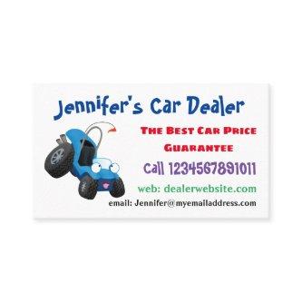 Cute dune buggy off road vehicle cartoon