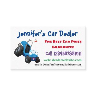 Cute dune buggy off road vehicle cartoon