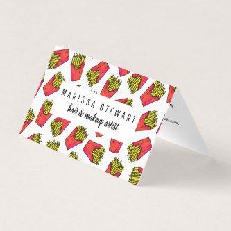 Cute Foodie French Fries Pattern