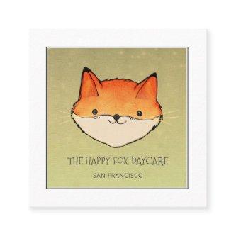 Cute Fox Daycare Square