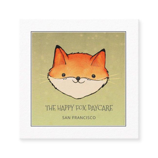 Cute Fox Daycare Square
