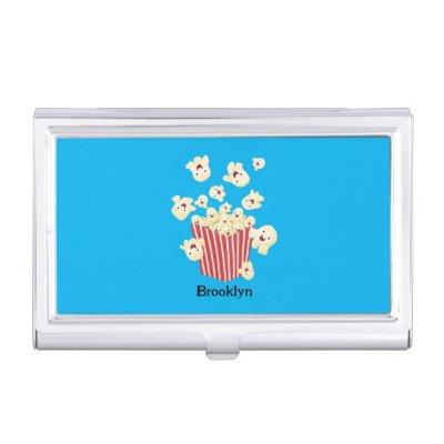 Cute funny jumping popcorn cartoon  case