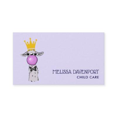 Cute Funny Llama Illustration