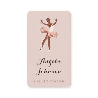 Cute Girl Ballerina Illustration Dancing School