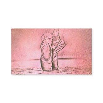 Cute Girly Pink Custom Ballet Slippers