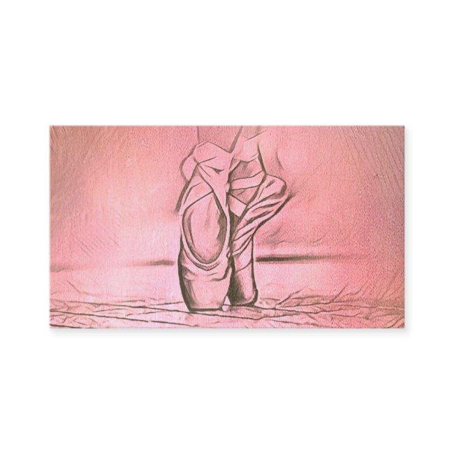 Cute Girly Pink Custom Ballet Slippers
