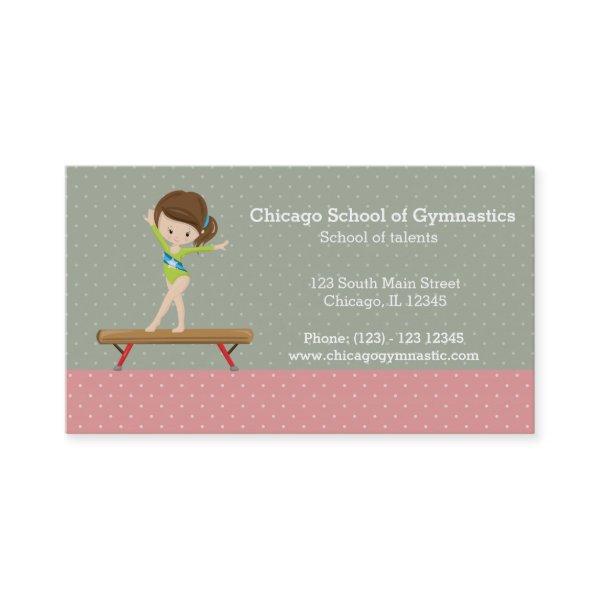 Cute gymnastics girl