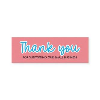 Cute Handwritten Business Thank you for your order Mini