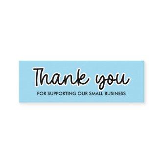 Cute Handwritten Business Thank you for your order Mini