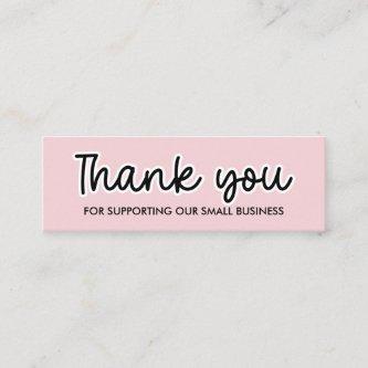 Cute Handwritten Business Thank you for your order Mini