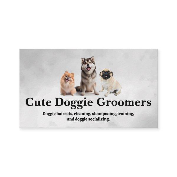 Cute Happy Dogs Sitting