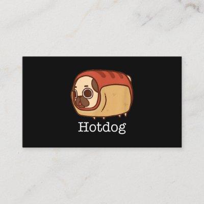 Cute Hotdog, Pug, Pug Lover, Foodie, Funny Food