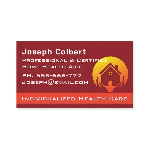 Cute House Caregiver Services Single Sided