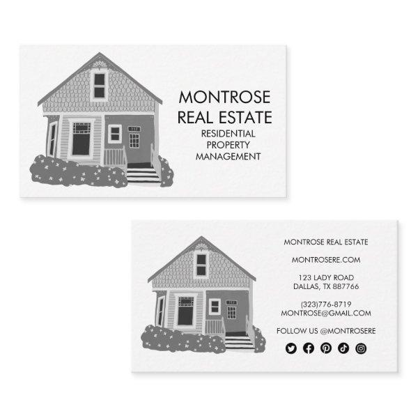 Cute House Real Estate Rental Residential Custom