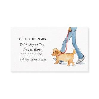 Cute illustrated Dog walking Services