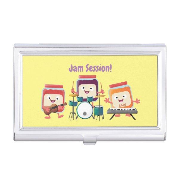 Cute jam session cartoon musician humour  case
