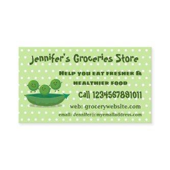Cute jumping peas in pod cartoon illustration
