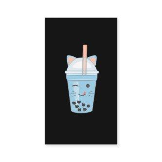 Cute Kawaii Bubble Tea Boba Milk Tea Cat