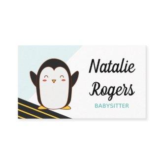 Cute Kawaii Penguin Babysitter Nanny Daycare Kids