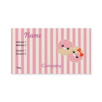 Cute Kawaii Pink Frosted Cookies