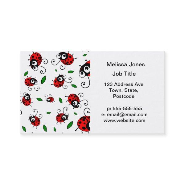 Cute ladybug pattern