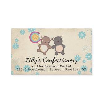 cute lollipop bears friends candy making business