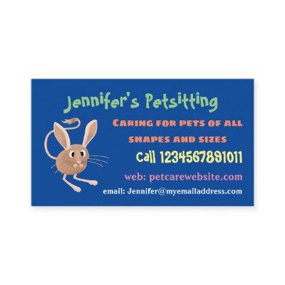 Cute long eared jerboa cartoon illustration