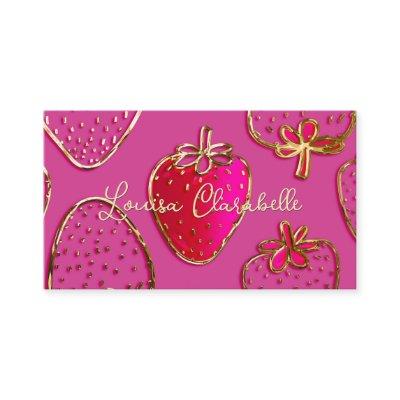 Cute Luxury Strawberry Pattern