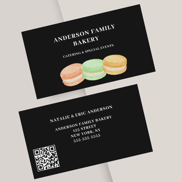 Cute Macarons Bakery QR Code