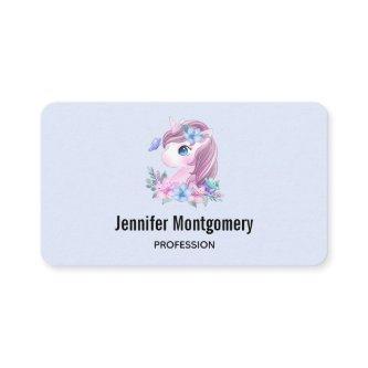 Cute & Magical Baby Unicorn Watercolor