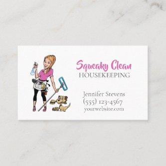 Cute Maid House Cleaning Service