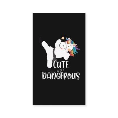 Cute Martial Arts Dangerous Unicorn Karate