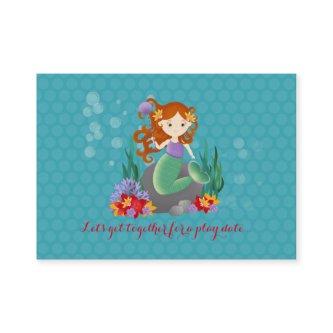 Cute Mermaid Calling Card