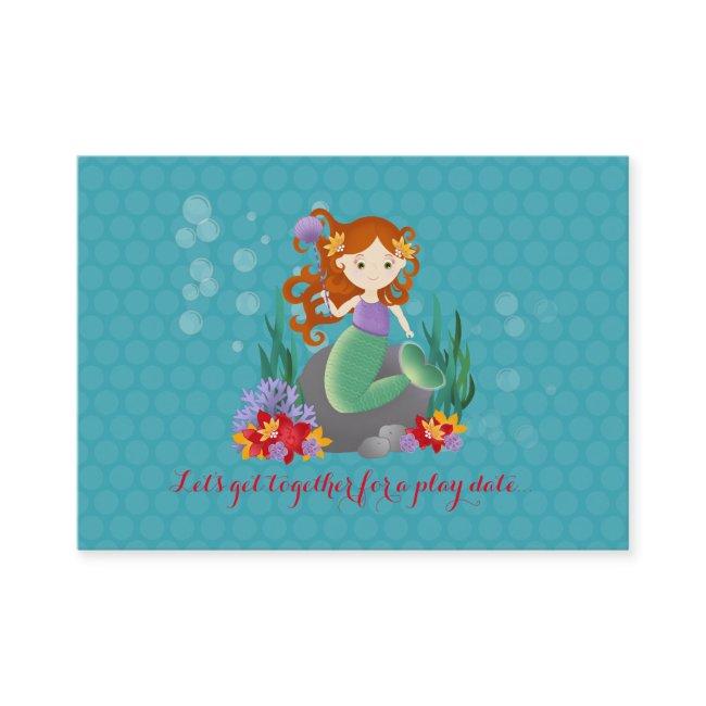 Cute Mermaid Calling Card