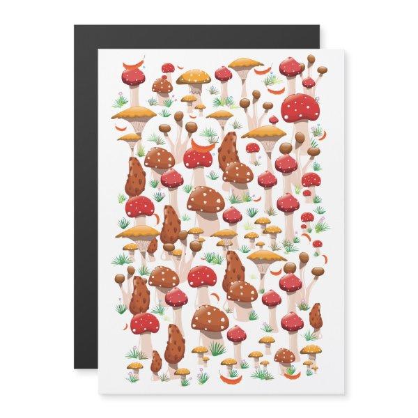 Cute Mushrooms Pattern